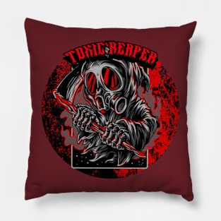 Toxic Reaper Graphic Pillow