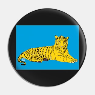 Pop Art Tiger Pin