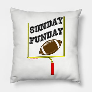 Sunday Funday Football Pillow