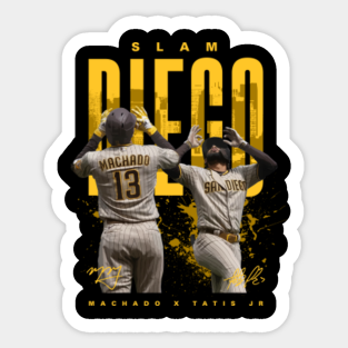 Manny Machado #13 San Diego Padres Signature Jersey Sticker for