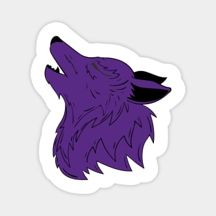 Howling Wolf Magnet