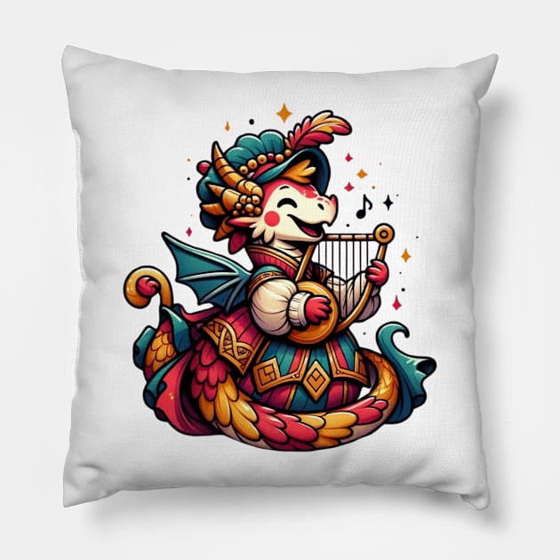 Bardic Jubilee Wyrm Pillow by The Whimsical Wench