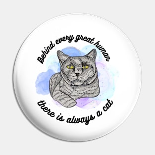 Cat Funny Pin