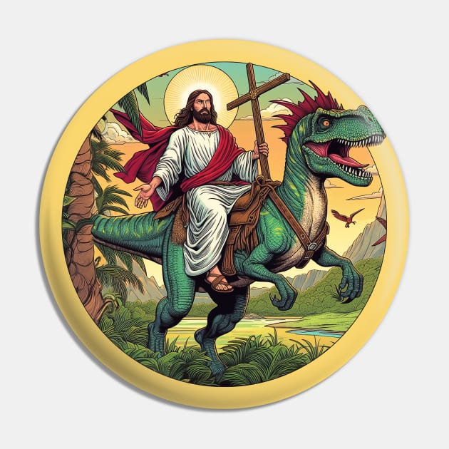 Dino Jesus Pin by JennyPool