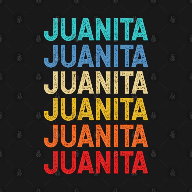 Juanita Name Vintage Retro Custom Gift Named Juanita by CoolDesignsDz