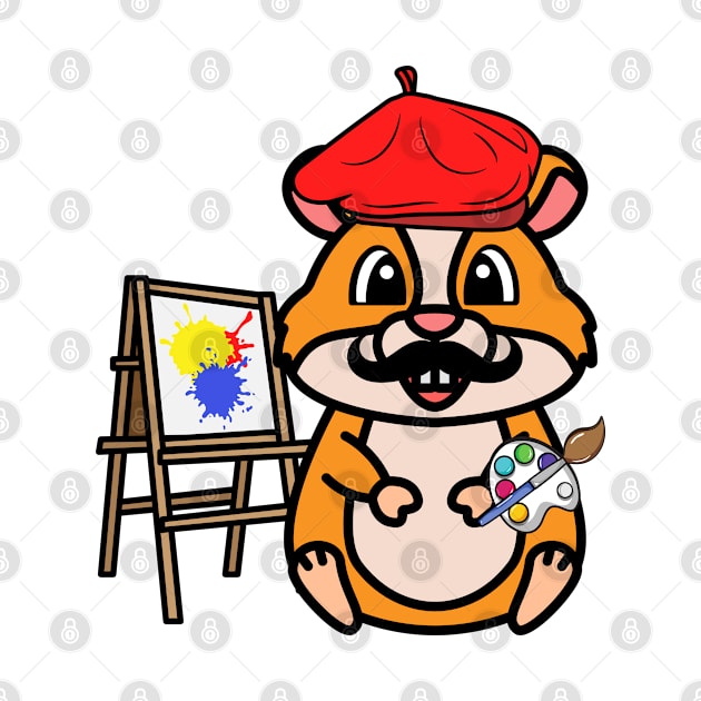 Cute Hamster is a painter by Pet Station