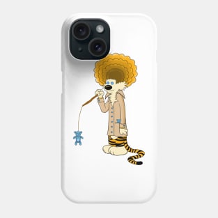 Calvin and Hobbes Doll Fishing Phone Case