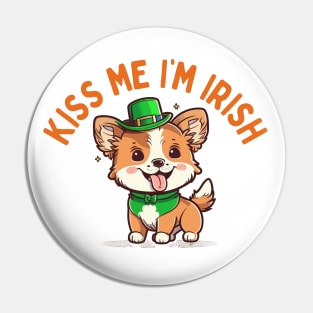 Kiss Me I'm Irish Pin