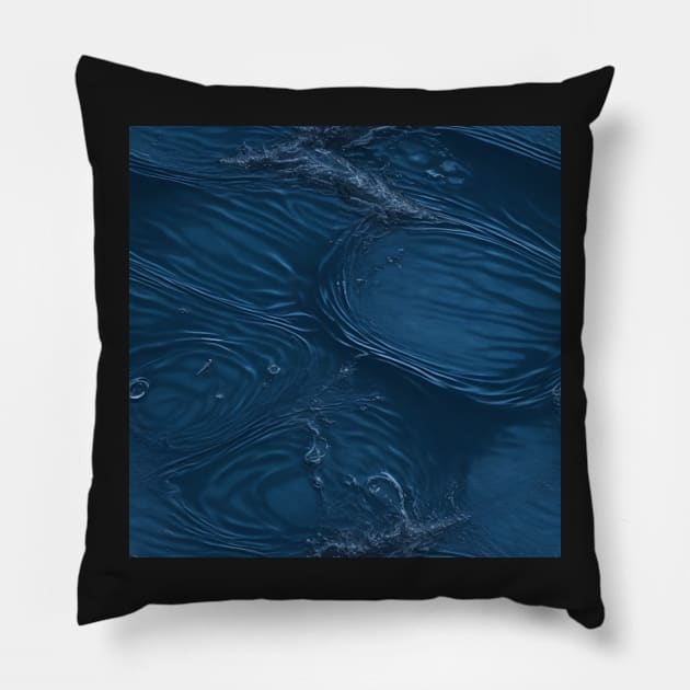 Water Pattern Pillow by coraleeallen