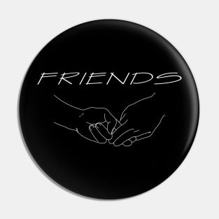 Friends - White Pin