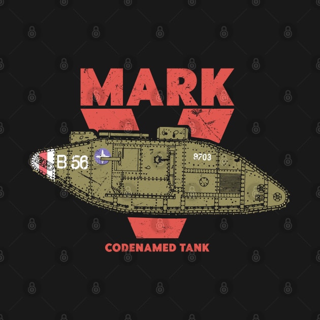 MARK V LANDSHIP - WW1 Tank by Distant War