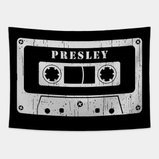 Presley - Vintage Cassette White Tapestry