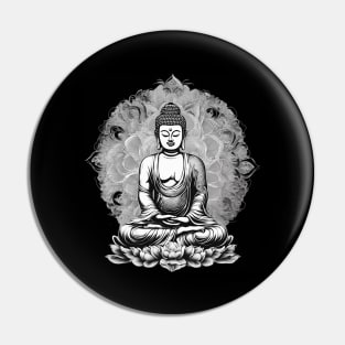 Nirvana Buddhism Pin