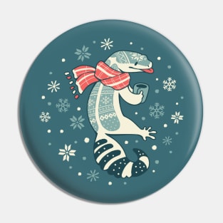 Drank-the-hot-coco-too-fast Gecko Pin