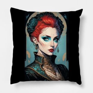 Crimson Queen - Lady Vampire Pillow