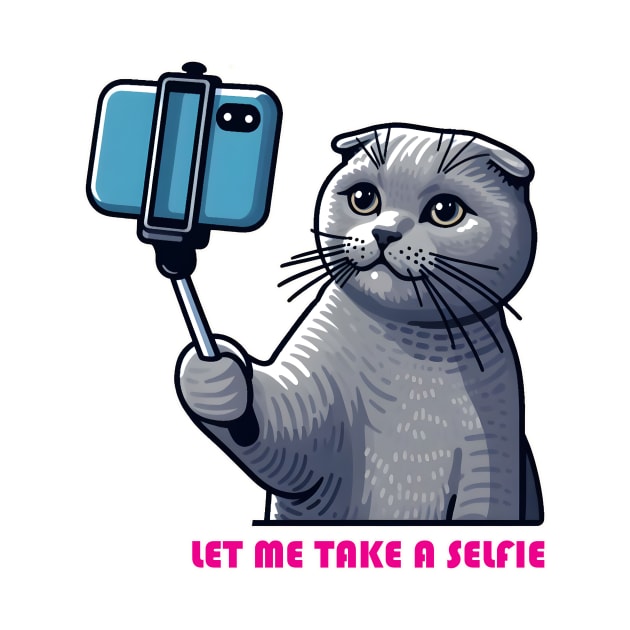 Cat Selfie by Rawlifegraphic