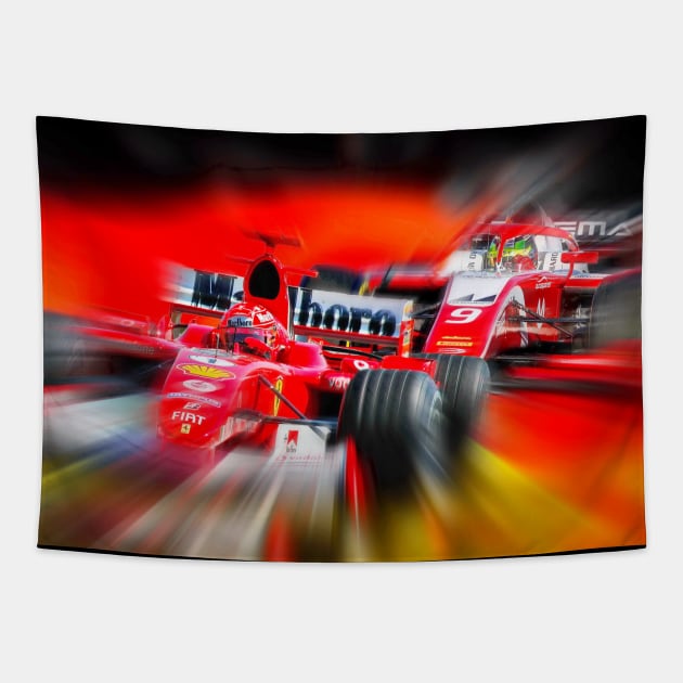 Dream Team Schumacher - Schumacher Tapestry by DeVerviers