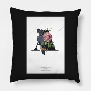 Botanical Alphabet A Pillow