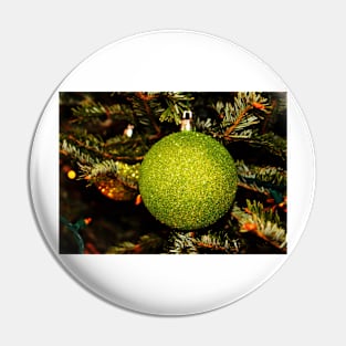 Green Ornament Pin