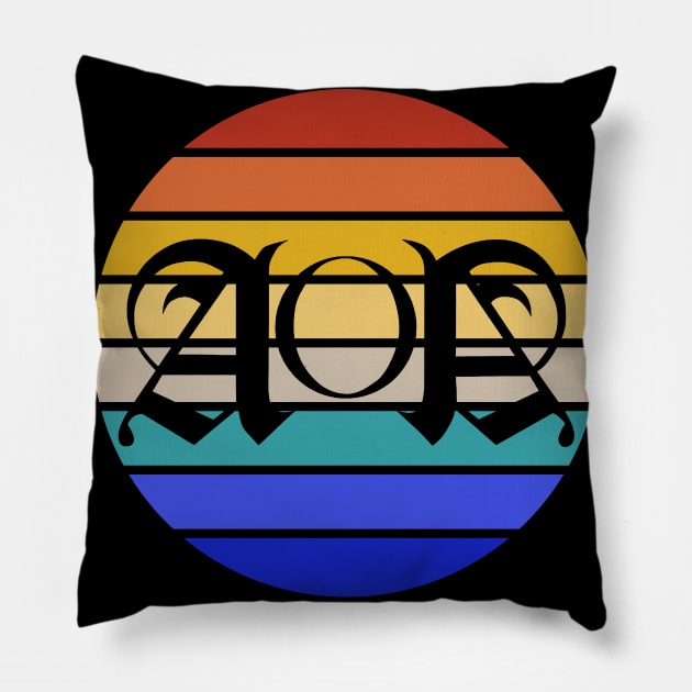 AOA Vintage Pillow by hallyupunch