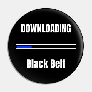 BJJ shirt-Downloading black belt Pin