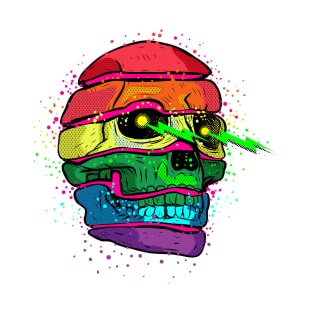 LGBT Rainbow Skull T-Shirt