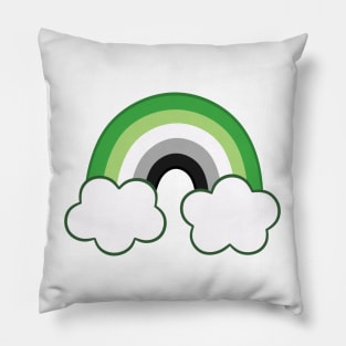 Aromantic rainbow Pillow