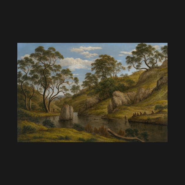 the bath of diana van diemen s land 1837 - John Glover by Kollagio