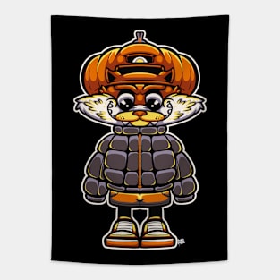 pumpkin hat Tapestry