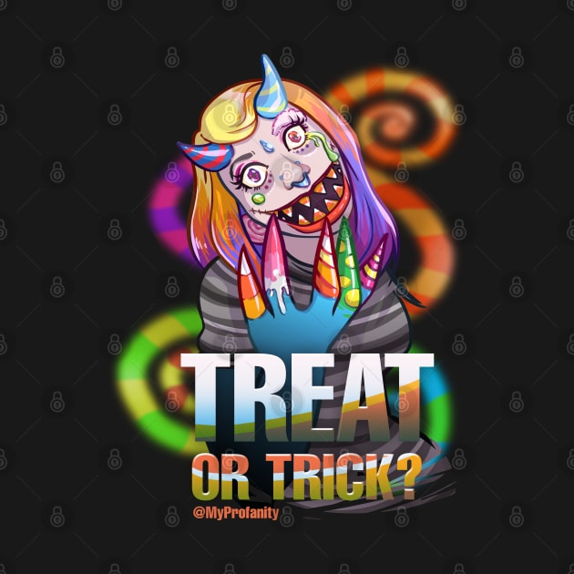 Candy Monster - Drawlloween2018 by myprofanity