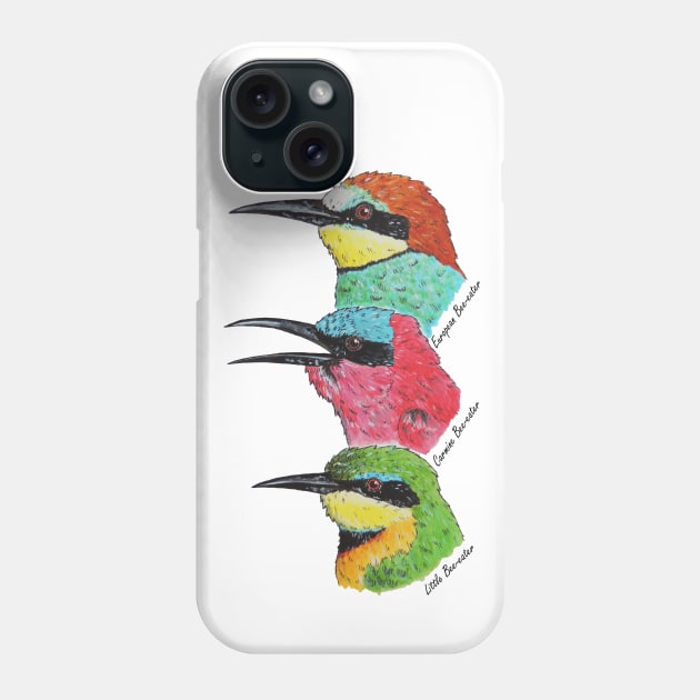 Bee-eaters Phone Case by EmmasArt15