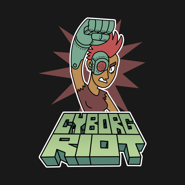 Discover Fake Band - Cyborg Riot - Cyborg - T-Shirt