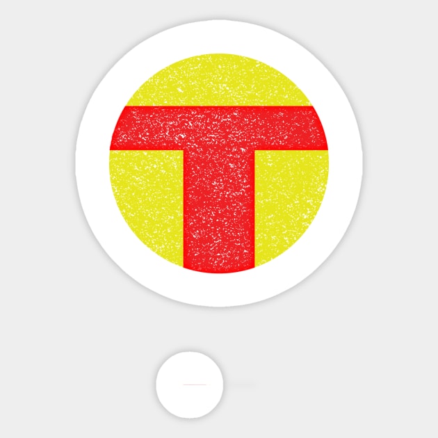 Red Tornado Logo - Comic - Sticker | TeePublic