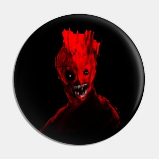 Red face Pin