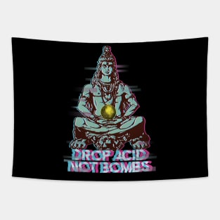 Buddha Tshirt Acid Techno Tapestry