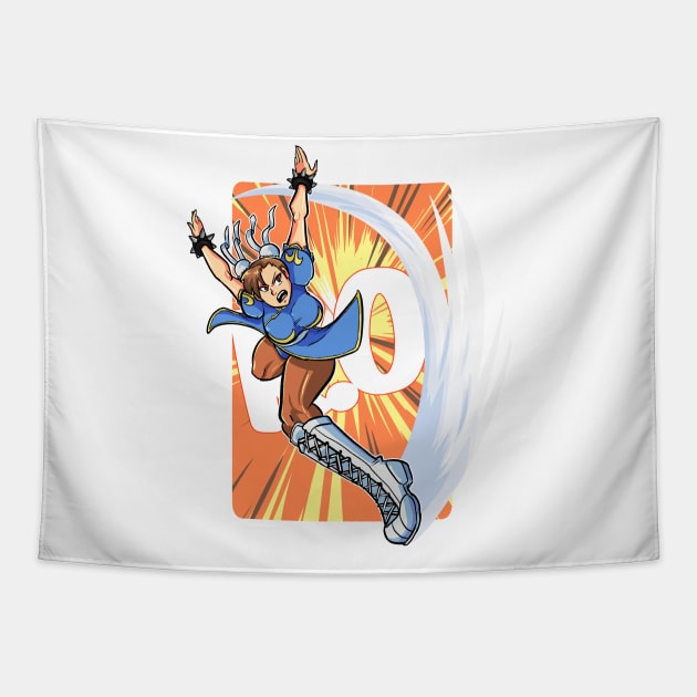 Chun-Li Tapestry by TokenDuelist