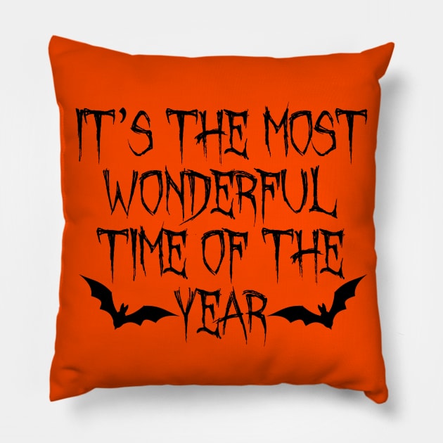 It's The Most Wonderful Time Of The Year Pillow by LunaMay