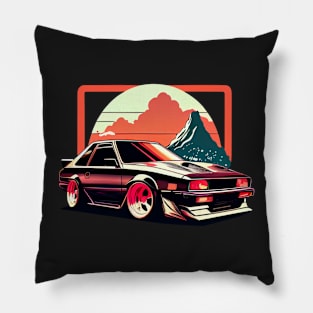 80's retro car Pillow