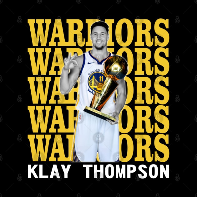 Golden State Warriors Klay Thompson 11 by Thejockandnerd