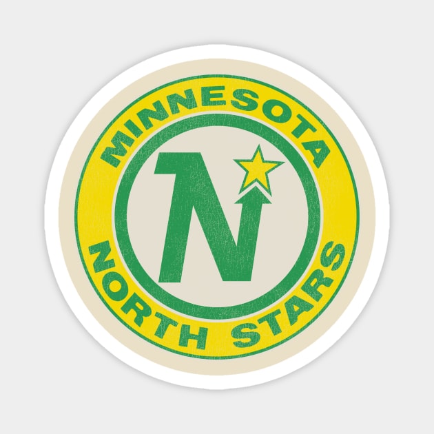 Defunct Minnesota North Stars Hockey Team Magnet by Defunctland