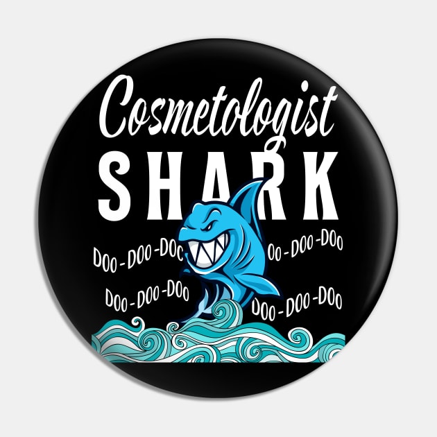 Cosmetologist Gifts - Shark Pin by StudioElla