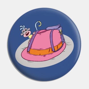 PUN INTENDED  PUNS - FEDORA THE EXPLORER Pin