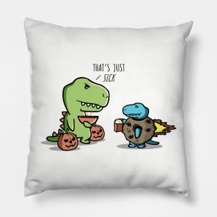 Dinosaur Trick or Treating Pillow