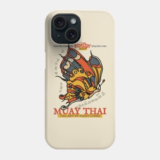 Muay Thai Tattoo Butterfly Phone Case