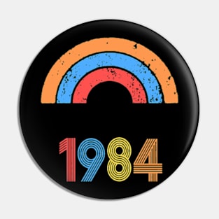 1984 happy birthday Pin