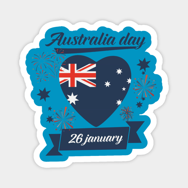 australia day 26th january Magnet by ahnoun