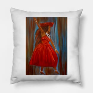 Merrie Monarch Hula Girl 7 Pillow