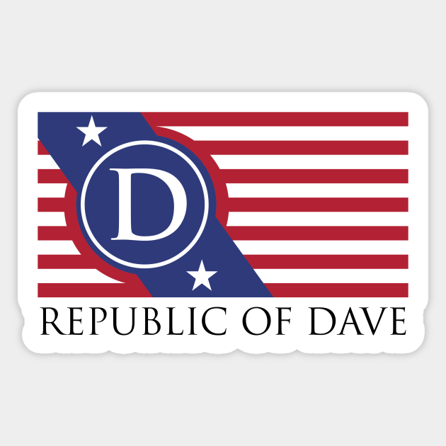 Fallout 3 Republic Of Dave Republic Of Dave Fallout 3 Faction Aufkleber Teepublic De teepublic