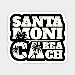 Santa monica beach Magnet