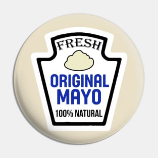 Halloween Condiment Mayonnaise Funny Family Matching Costume Pin